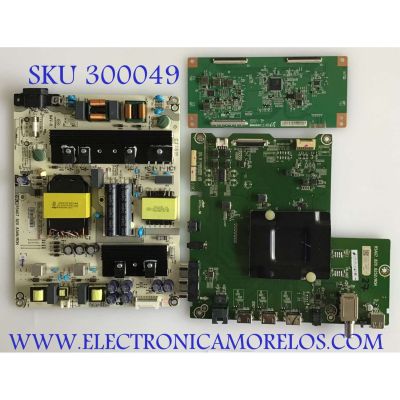 KIT DE TARJETAS SHARP / MAIN 240178A / RSAG7.820.8252/ROH / FUENTE 239418 / RSAG7.820.8349/ROH / T-CON MACDJ4E11 / E253117 / PANEL HD580S1U02-L1\S0\GM\ROH / MODELO LC-58Q7370U